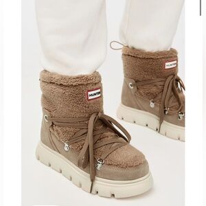 Hunter Cozy Moriah Teddy Boots - 7